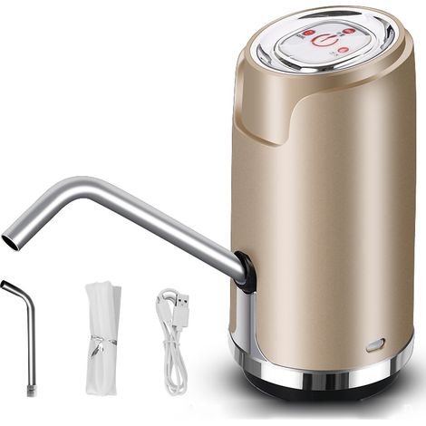 Fontaine à eau ABS électrique USB avec pulvérisation quantitative intelligente pour boissons, pompe à vernis doré pour extérieur (1/5)