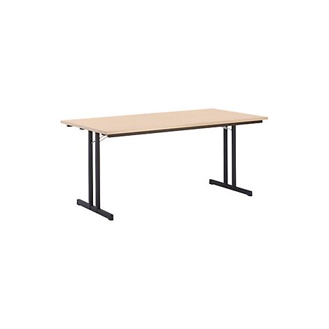 Mesa plegable con tablero de grosor extra altura 720 mm