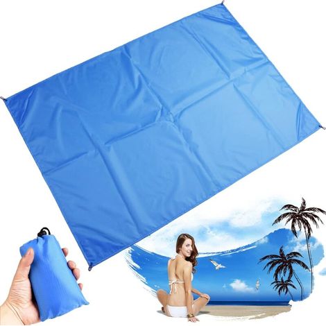 SABIR Couverture Pique Niques,Tapis Picnic, Tapis de Plage imperméable,Picnic Blanket Portable,1.4 x 1.5M Tapis léger pour Camping Outdoor Cadeau Randonneur (1/5)