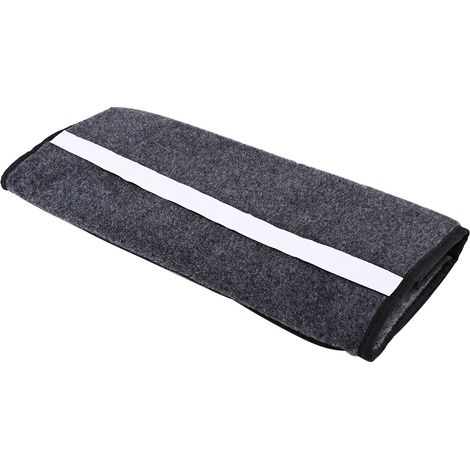 Sac de rangement dossier siège auto, organiseur coffre, poche accrochable pliable gris (1/5)