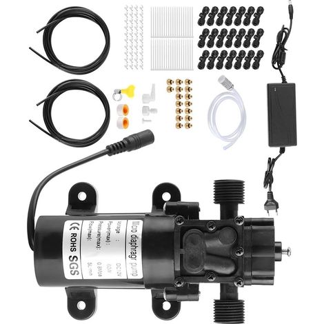 Système de pulvérisation, Kits de système d'arrosage Pulvérisateurs Buses de brumisateurs de pulvérisation de patio Système de refroidissement de pulvérisation de refroidissement de (1/5)