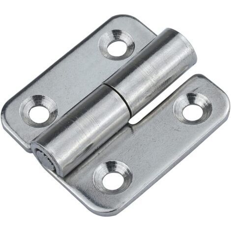 Set mit 6 abnehmbaren 3,8 cm Scharnieren – Abnehmbare Türscharniere – Aus Edelstahl 304 – Für Rechtsanschlag (1/5)