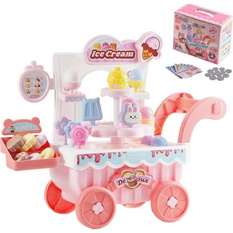 Chariot à Glaces pour Enfants - 27 Accessoires Jeu d'Imitation de (1/5)