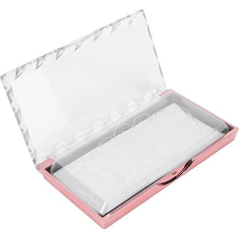 Boîte de Rangement Acrylique pour Ongles Artificiels, 7 Cases pour Salon et Usage Domestique (Modèle C) (1/5)