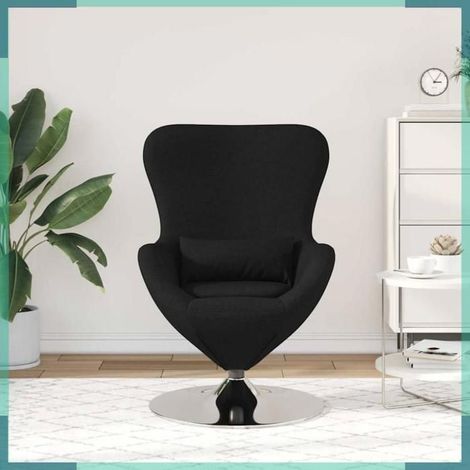 42002738 Fauteuil uf Noir 63 x 73 x 90 cm tissu (1/5)