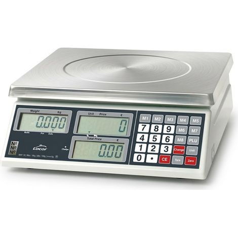 Bascula de Cocina 15 Kg  Peso de Cocina Electronico Profesional  Bascula de Cocina de Acero  Peso Alimentos  31x33x13 cm