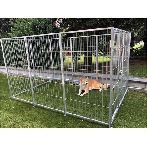Box per cani da esterno zincatura a caldo 300x200x altezza 180 centimetri (1/5)