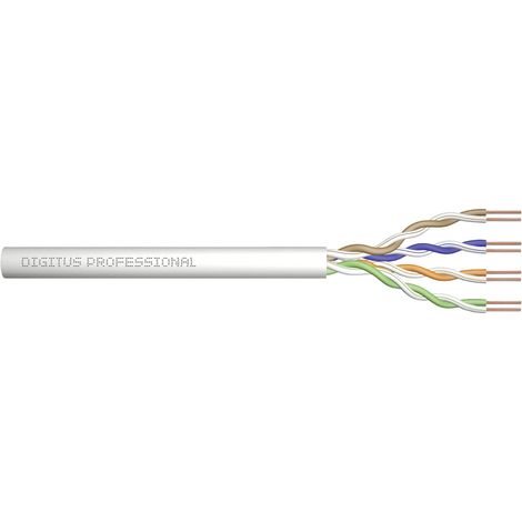 Digitus ACU-4511-305 Câble réseau CAT 5e U/UTP 4 x 2 x 0.2 mm² gris clair (RAL 7035) 305 m S166601 (1/3)