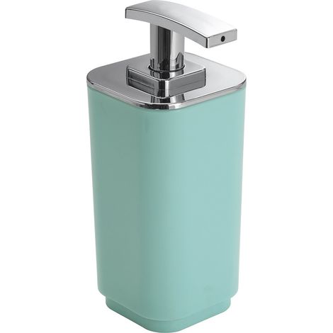 Dosasapone con erogatore in plastica d'appoggio in plastica riciclata 6382 Gedy serie SEVENTY Acquamarina (1/2)