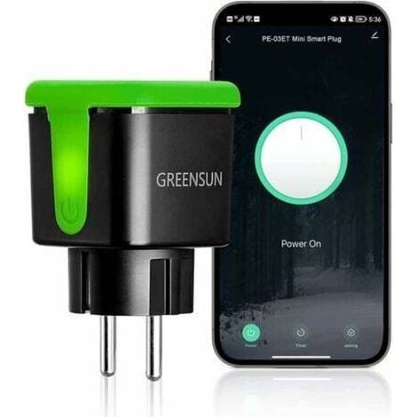 Prise connectée extérieure étanche – Compatible Alexa – Programmable via Smart Life – Matériau PC + silicone – Pour espaces extérieurs humides (1/4)