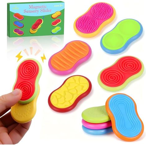Sliders Magnétiques pour Réduction du Stress Jouet Sensoriel pour Adultes avec Anxiété Bureau Voyage Salle de Classe