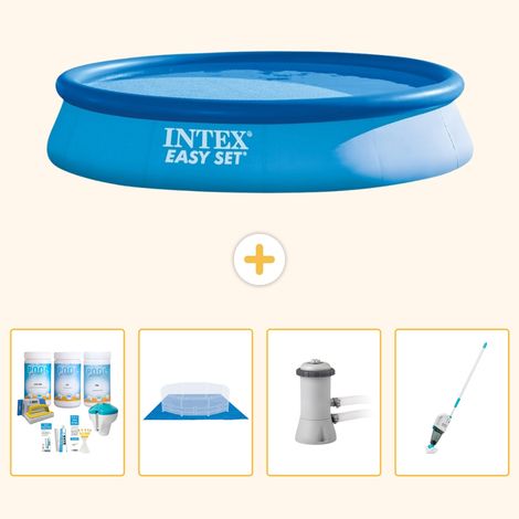 Intex Piscine Easy Set Ronde - 396x84 cm - 5-pièces S20899 (1/5)