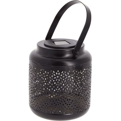 Lanterne solaire intérieure dorée IP44 – Métal noir avec finition dorée – Éclairage décoratif moderne – Pour espaces intérieurs (1/5)