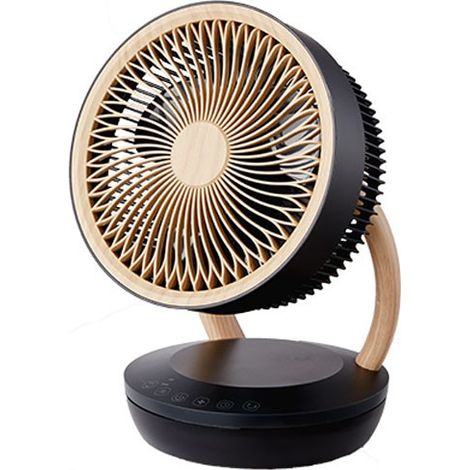 Ventilador de sobremesa Ruiseñor motor AC 45W negro madera