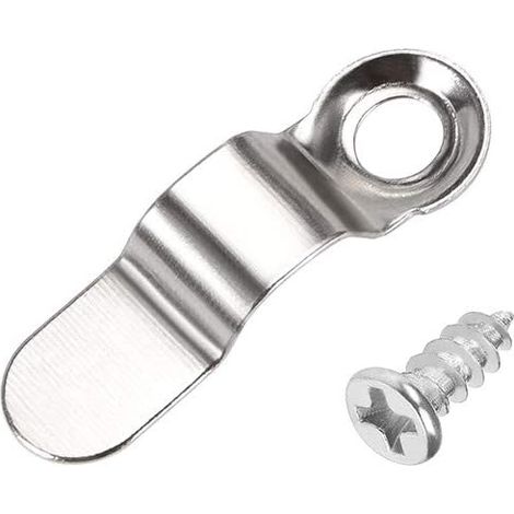 50Stk.Rahmendrehknopf 9/10" Metallbogenform mit Schrauben (argent) (1/3)