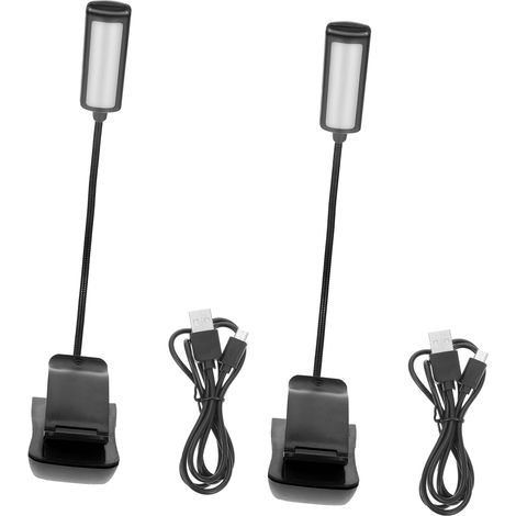 Lampe de Lecture LED Rechargeable pour Partition Musicale, Lot 2, (1/5)