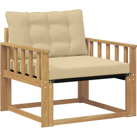 Maison Exclusive - Outdoor-Sofagarnitur Massives Akazienholz und (1/5)