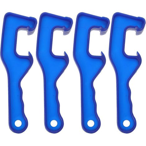 Ouvre-couvercle de seau en plastique, ouvre-boîte de peinture, outil clé pour ouvrir les seaux, décapsuleur-20.00X6.00X2.00CM (1/4)