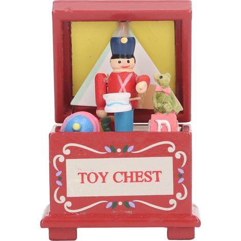 1:12 Mini Boîte Vintage en Bois pour Miniature Maison de Poupée, Coffre Décoratif pour Bureau et Chambre (1/5)