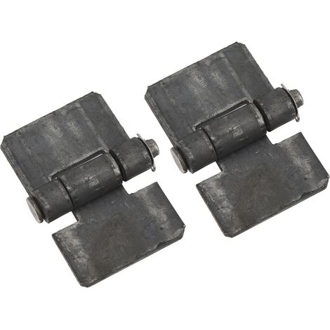charnières à paumelle de porte 106 x 75 x 5 mm, à souder, pour remorque (1/5)