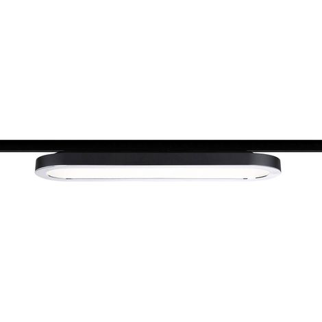 Luminaire sur rail haute tension Paulmann Panel Loop URail LED intégrée 7 W LED noir (mat), chrome (1/5)