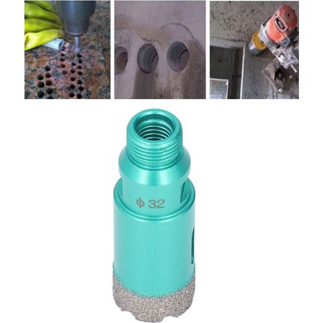 Foret diamanté 1/2 BSP pour granit, béton, carrelage et marbre, 32 mm (1/5)