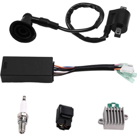 5-teiliges Zündspulen-Set, Ersatz-Zündanlage, CDI-Box 0451018 0452187 für Polaris Sportsman 90 2001-2007
