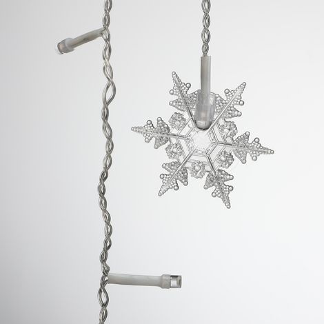 Guirlande Lumineuse LED Flocons de Neige pour Noël