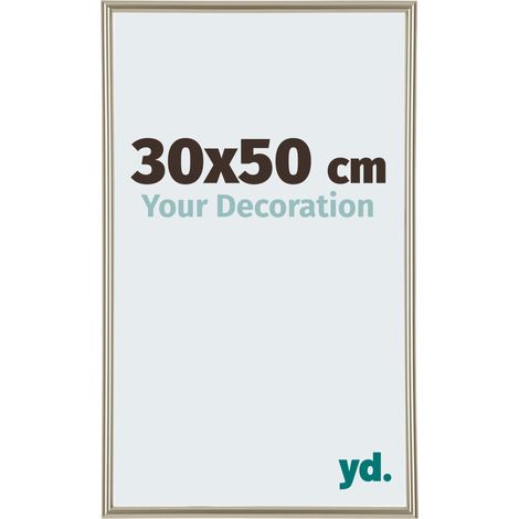 yd. - Cadre photo 30x50 - Champagne - Plastique - Annecy
