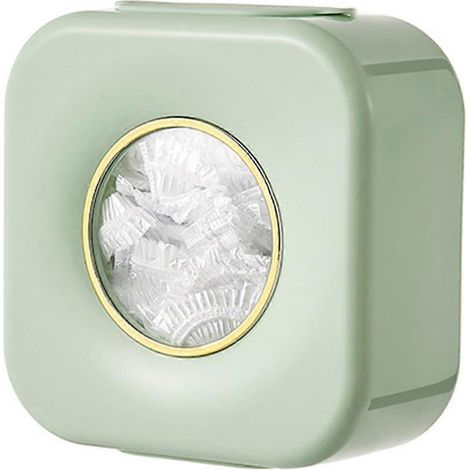 boîte de rangement avec couvercle alimentaire jetable, autocollant invisible, à fixer au mur, côté réfrigérateur. Outil de cuisine pour la salle de bain. (1/5)