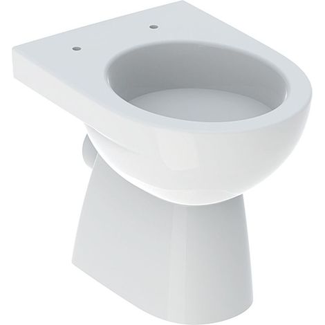 Stand-Tiefspül-WC Geberit Renova, Abgang waagerecht, weiß - 500810012 (1/5)