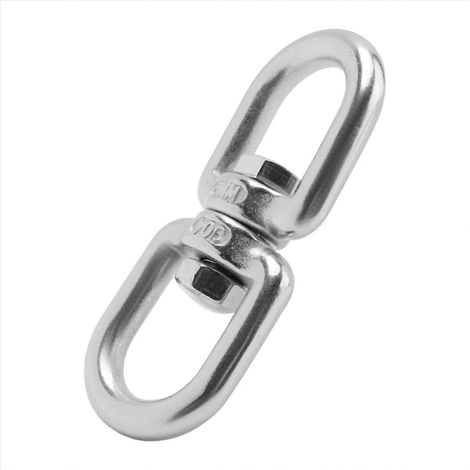 Anneau pivotant d'amarrage marin en acier inoxydable 6 mm (15/64") (1/5)