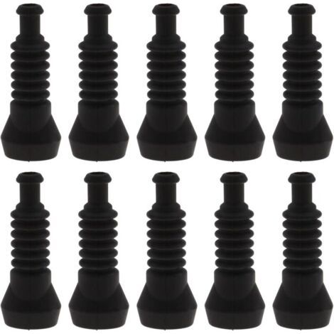 BARKBUSTERS 10pcs 2 Voies Connecteur de Voiture Manchon de Démarrage Ètanche Connecteur Anti-poussière de Fil Èlectrique de Voiture Manchon de Botte Couvercle de Capuchon de Prise en Silicone (1/4)