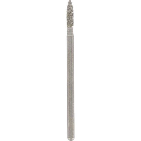 DREMEL 2 Punte diamantate a lancia per incisioni diametro 2,4 mm (7144) DREMEL