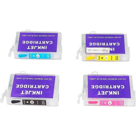 4-teiliges Tintenpatronen-Druckerzubehörset für Stylus S22, SX125, SX130, SX230 und SX235W