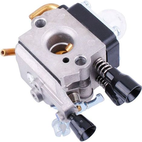 Carburateur avec filtre à air et tuyau d'essence pour débroussailleuses Stihl FS55, FS38, FS45, FS46, FS55C, FC55, FS74, FS75, FS76, FS80 et KM85 (1/4)