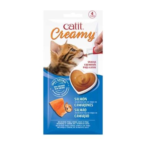 Catit Creamy Salm¾n y Gambas 50x10g