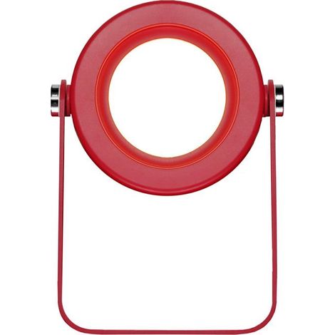 Faltbare, wiederaufladbare Taschenlampe, 3 Helligkeitsstufen, Berührungsschalter, 360° verstellbare Beleuchtung für Badezimmer, Schlafzimmer, Treppenhaus, weiß.