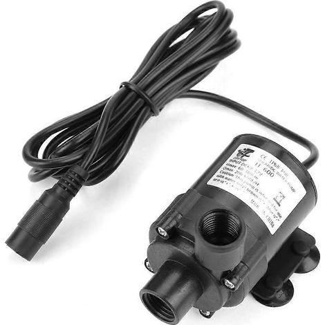 Mini-Gleichstrom-Bürstenlos-Wasserpumpe, 16 mm Innengewinde, 12 V, -40 °C bis 100 °C (1/4)