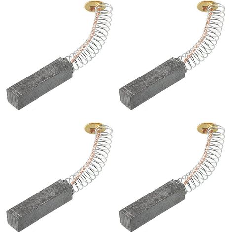 Carbon Brushes 20x5x5mm for Electric Motors Power Tool Angle Grinder Table Saw Replacement Repair Part 4 Pack  20x5x5mm pour Électrique Moteurs Alimentation Outil Meuleuse Angulaire Table Scie Rechang (1/5)