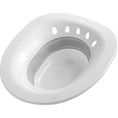 Bañera de asiento plegable para uso en el inodoro, cuidado íntimo posparto y hemorroides, reutilizable (1/5)