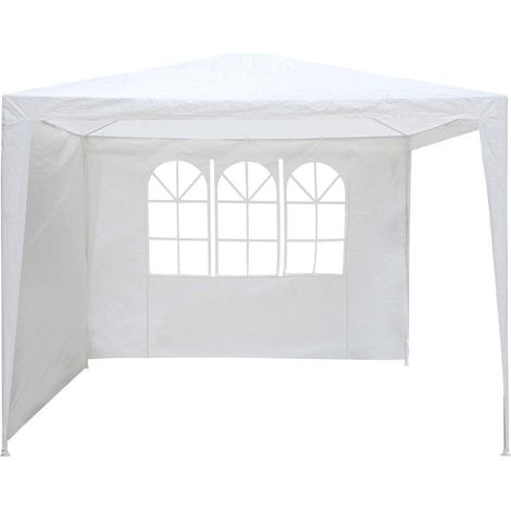 Tenda bianca di ricezione - Divisorio Gazebo - 1,9 x 2,9 m (1/5)