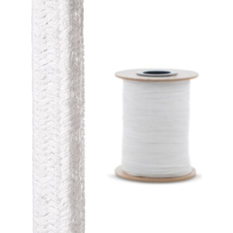 STEIGNER Ofendichtschnur Kamindichtung aus KERAMIKFASERN, hitzebeständig bis 1260°C, 1m, 40x40mm, SKD01-40