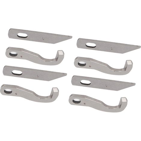 Lame de surjeteuse 8 pièces en métal robuste et durable, angle précis, installation facile, compatible avec les modèles 925D, 929D, 935D, 1034D et PL1500. (1/5)