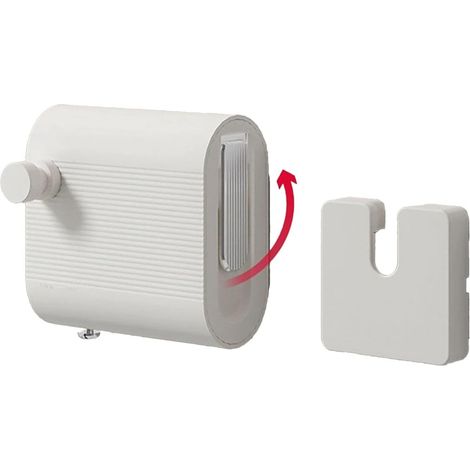 Étendoir à linge télescopique réglable en acier inoxydable 304 (blanc) (1/5)