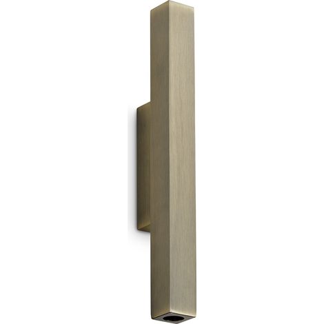 Ideal Lux Applique moderna Look 2 luci LED integrato ottone vetro metallo