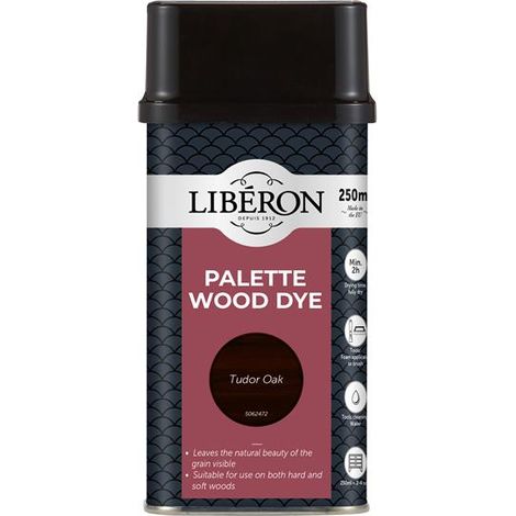 Liberon Palette Wood Dye Tudor Oak 250ml LIBWDPTO250N