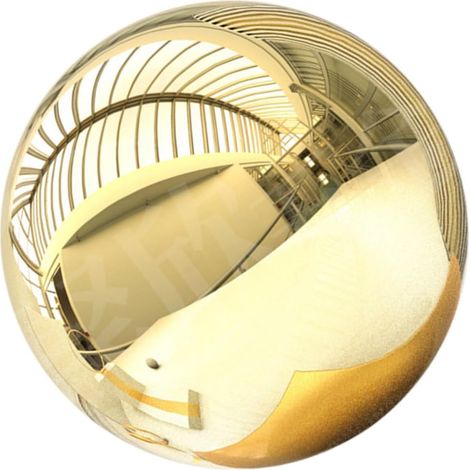 Boule de Jardin Miroir en Acier Inoxydable 18 CM Boule Décorative Polie Colorée Globe Réfléchissant pour Décoration Extérieure et Photographie (1/5)