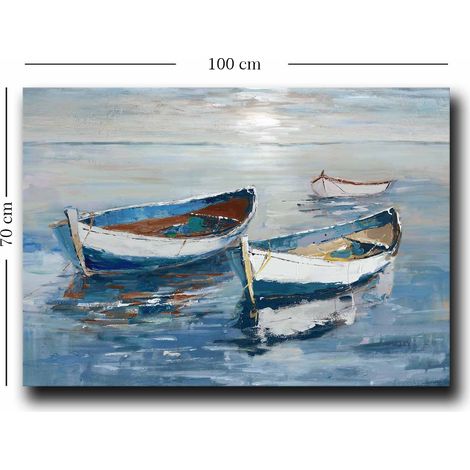 Decorazione artistica da parete con stampa su tela Painting Multicolore (1/4)