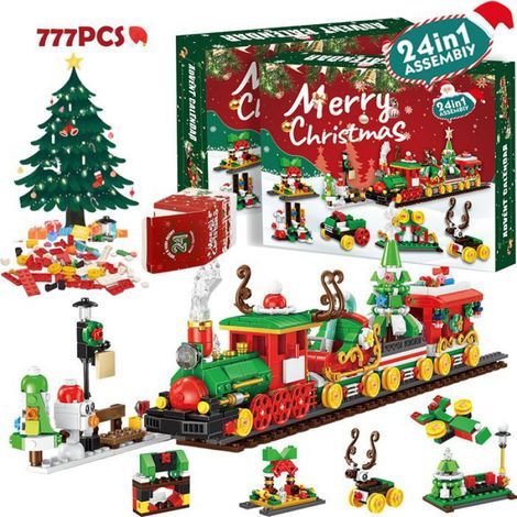 Calendrier de l'Avent - - Train de Noël 2025 ST-25 - 24 Surprises
